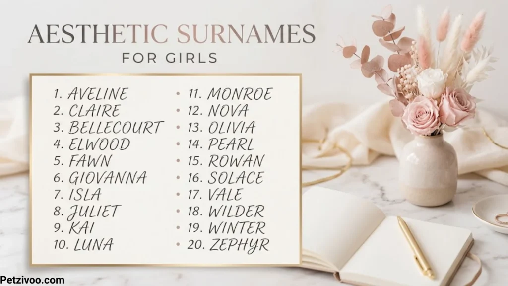 Cute Last Names for Girls