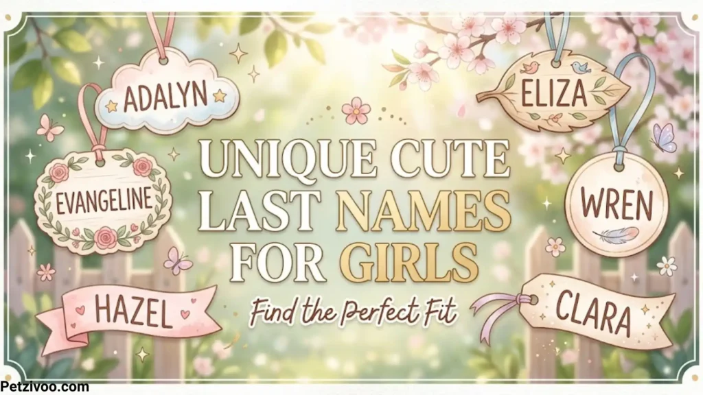 Cute Last Names for Girls
