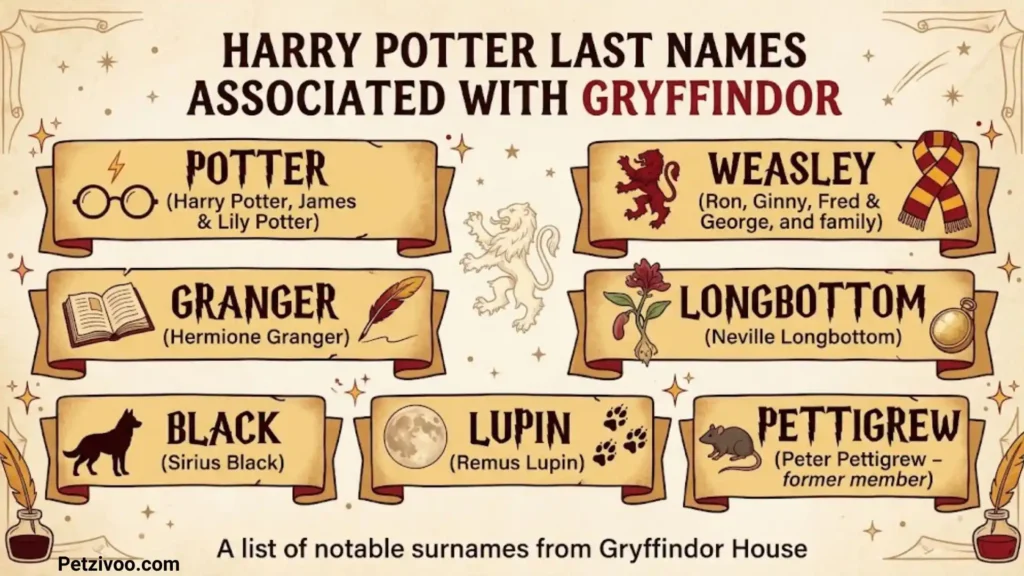 Harry Potter Last Names