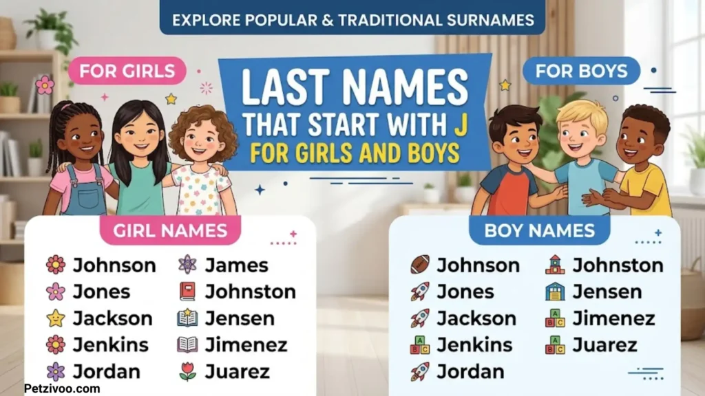 Last Names That Start With J