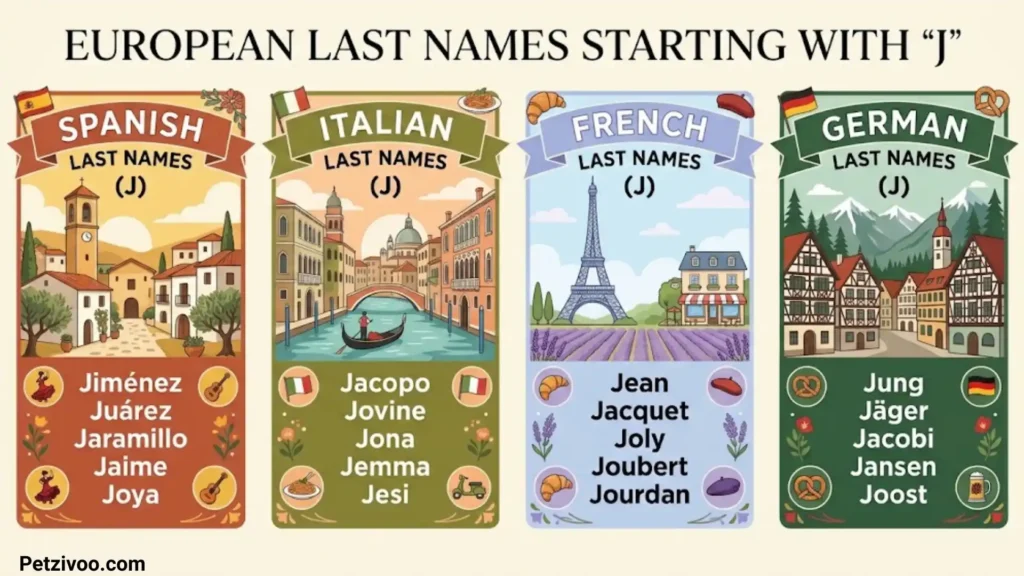 Last Names That Start With J