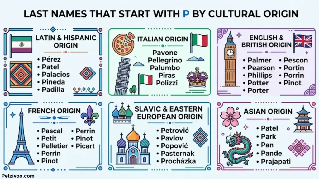 Last Names That Start With P