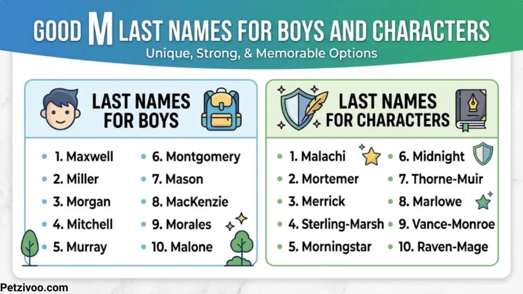 M Last Names