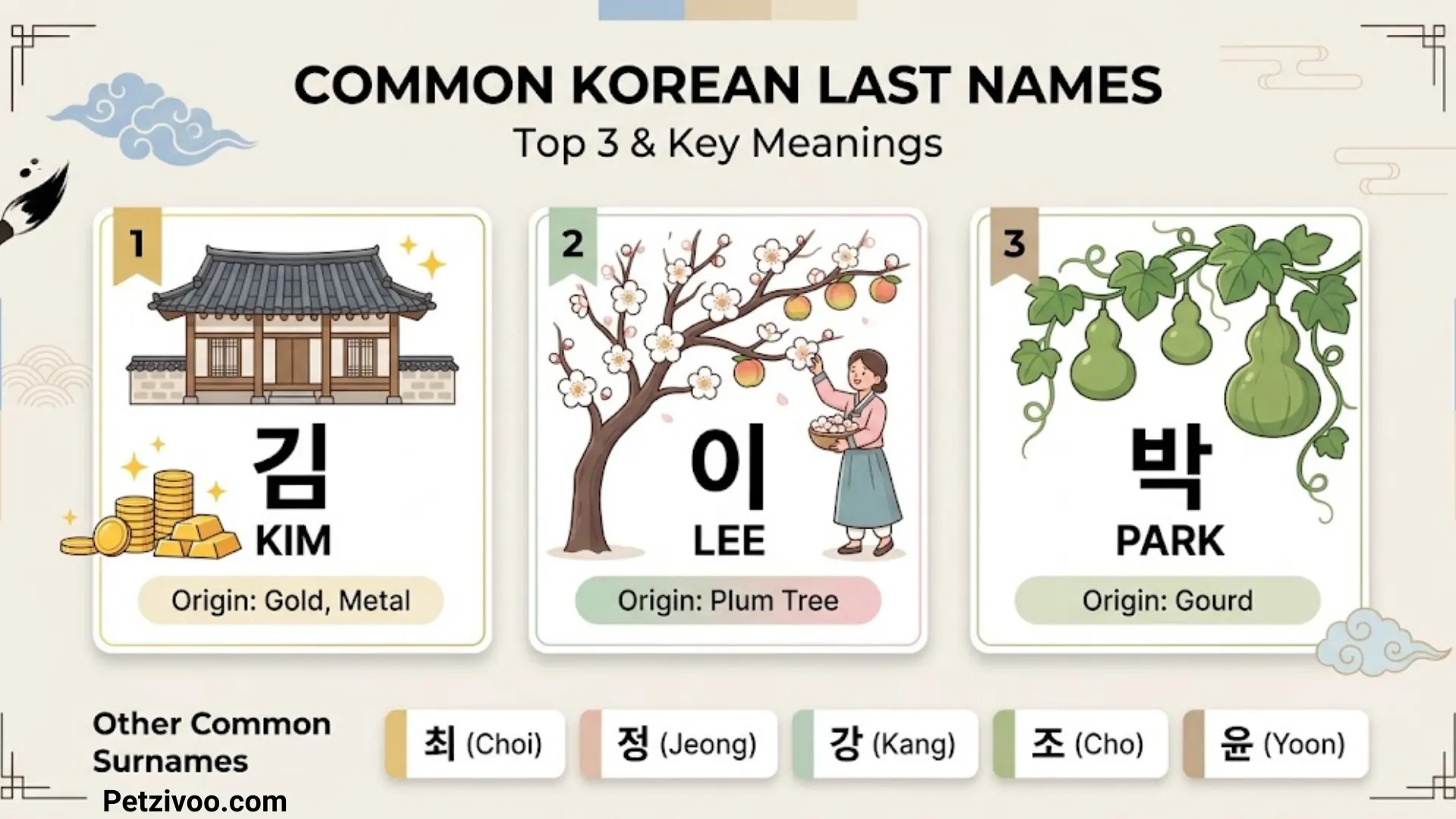 Common Korean Last Names