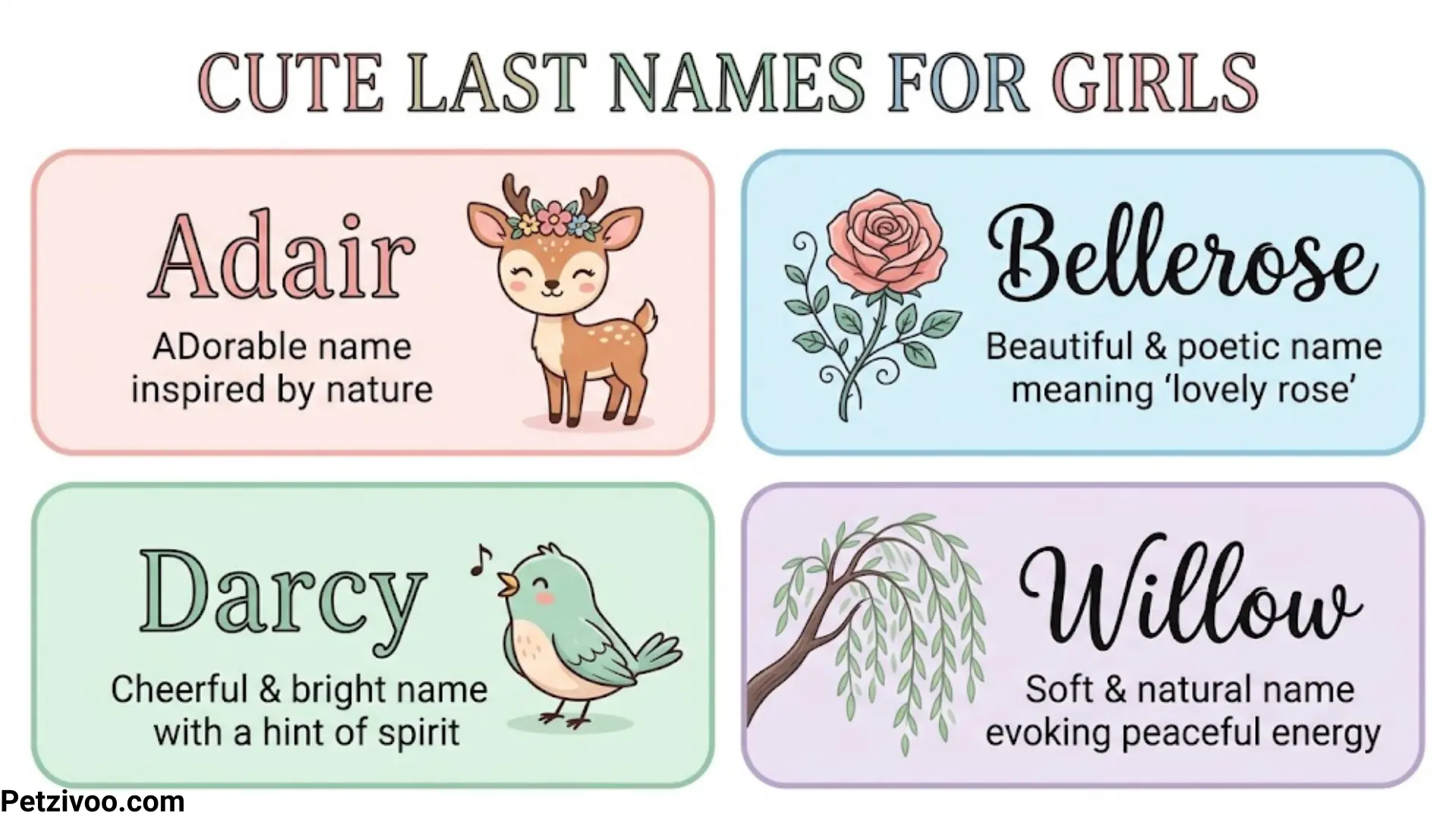 Cute Last Names for Girls